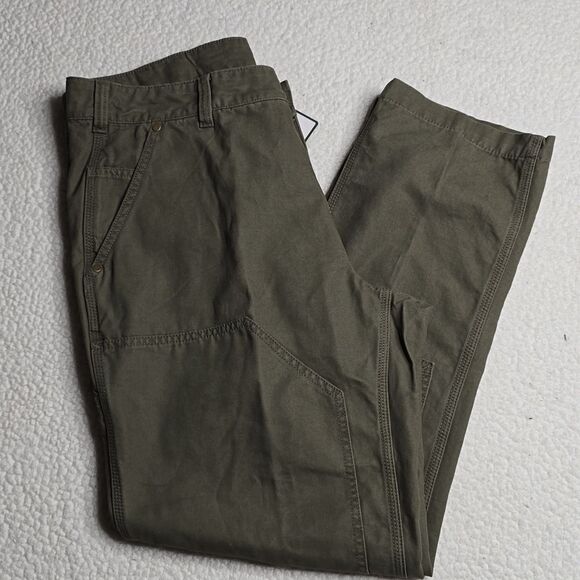 1327 NWT Alpine Design Men's Utility Pant Vintage Olive 40x32 - Picture 3 of 8